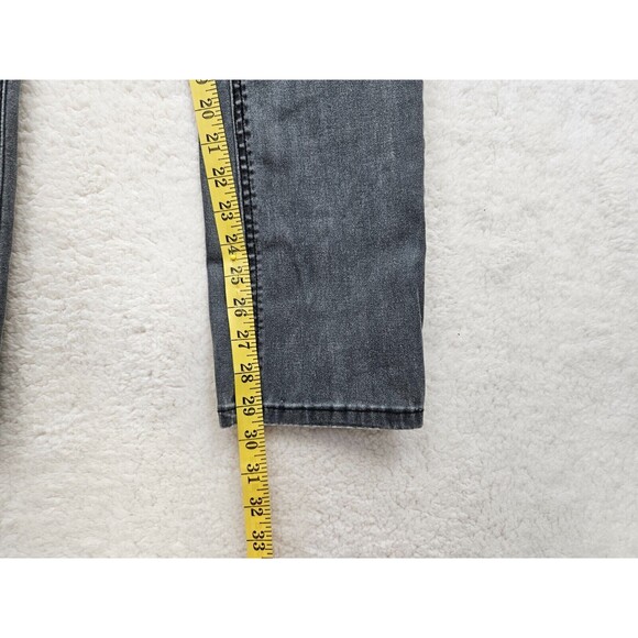 Crest Women Jeans 5/6 Gray Cotton Blend Low Rise Straight Slim Ankle Denim - Picture 11 of 16